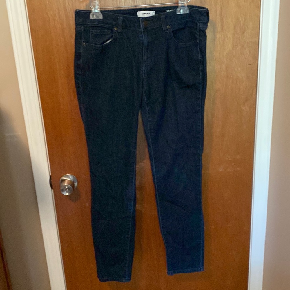 COPY - Sonoma Curvy Skinny Jeans sz 10L excellent condition dark wash
